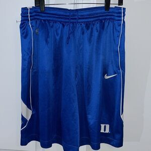 Nike NCAA Elite Mens Duke Blue Devils Nike Team Basketball Royal Blue Shorts XXL